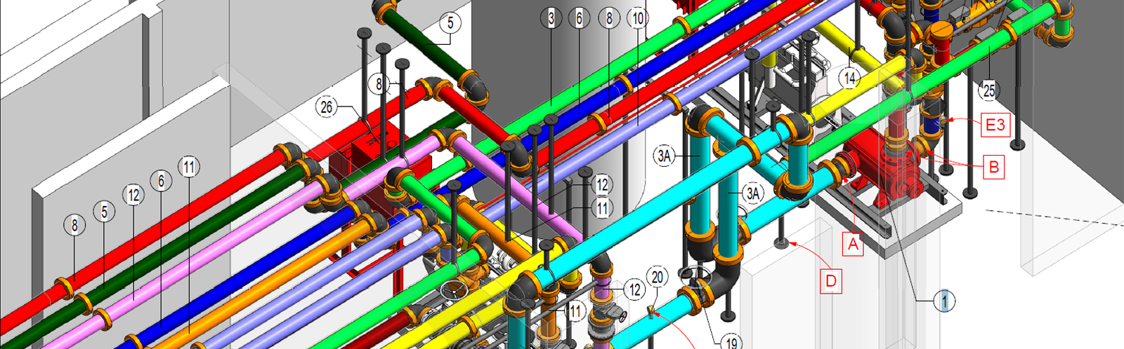 3d fire sprinkler design